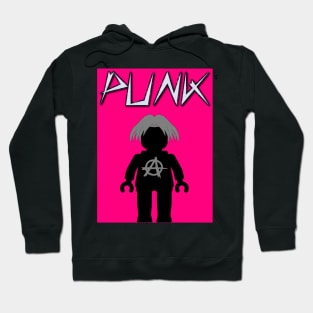 Punk Guitarist Minifig, Customize My Minifig Hoodie